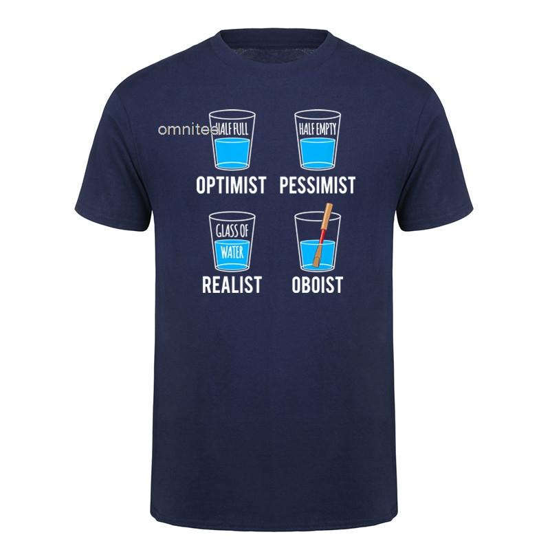 Pessimist Oboist T Shirt Short Sleeve Instruunisext Musician Oboe Lovers Gift Cotton Casual Streetwear Unisex Tshirt Hj075