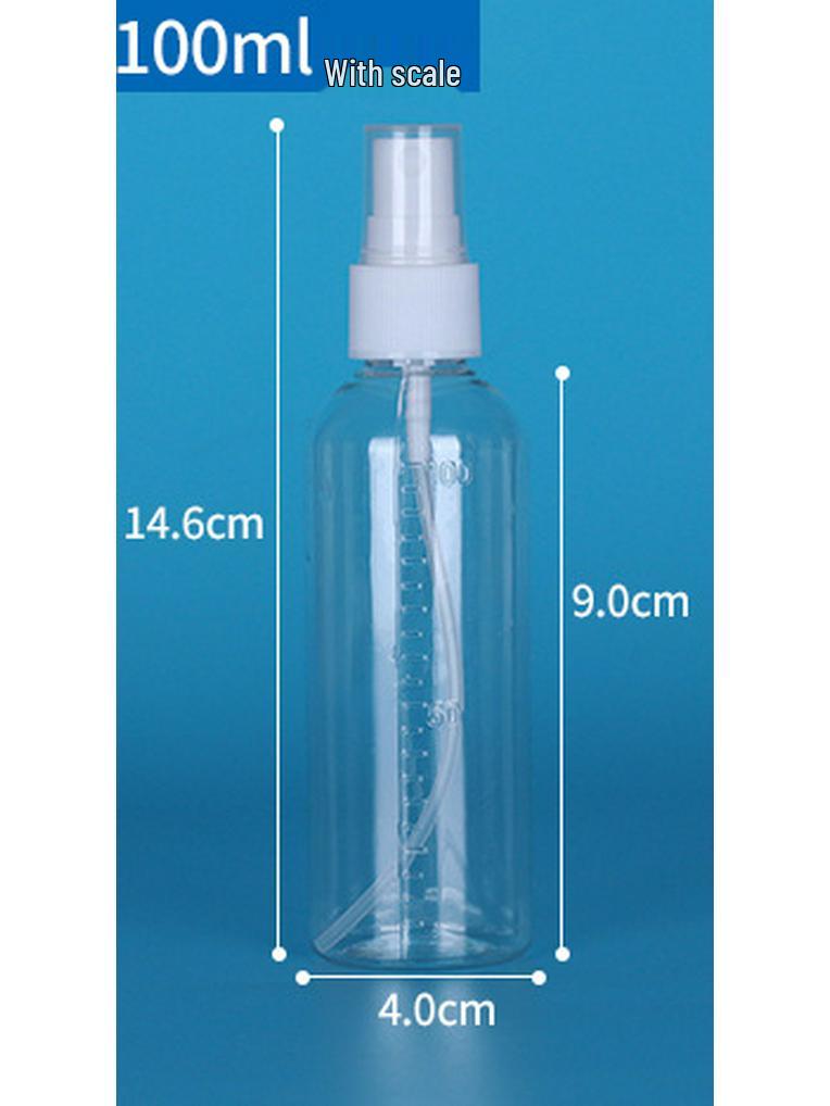 Transparent PET Spray Bottle for Cosmetics - 30ml/50ml/100ml