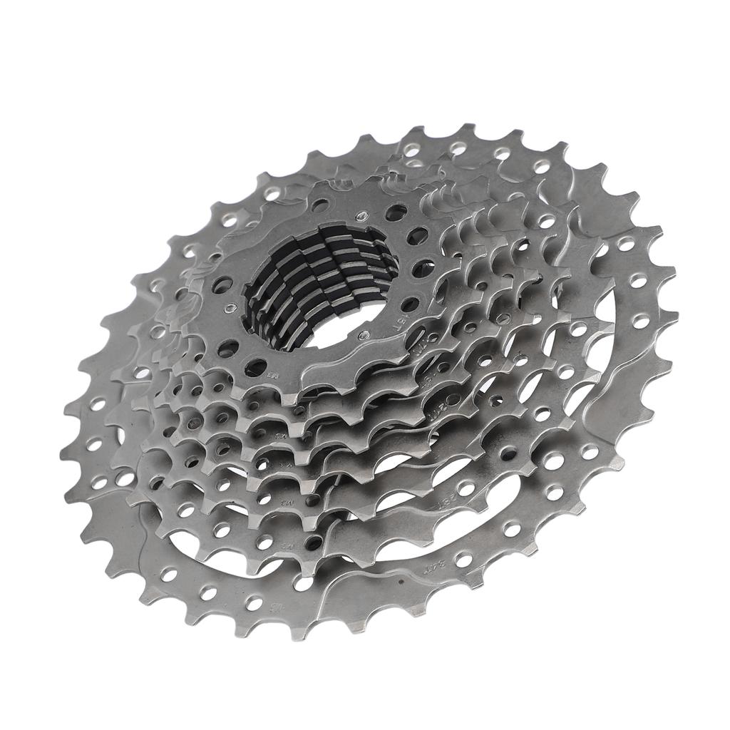 ZTTO Bicycle Multiple Freewheel 9 Speed 34T Cassette Sprocket Wheel Nickel Chrome Steel for Mountain Bike