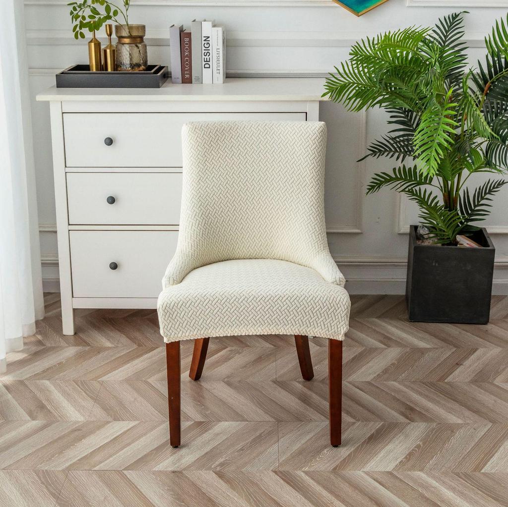 Customized 210gsm Jacquard Plaid Stretch Armchair Cover for Home or Hotel