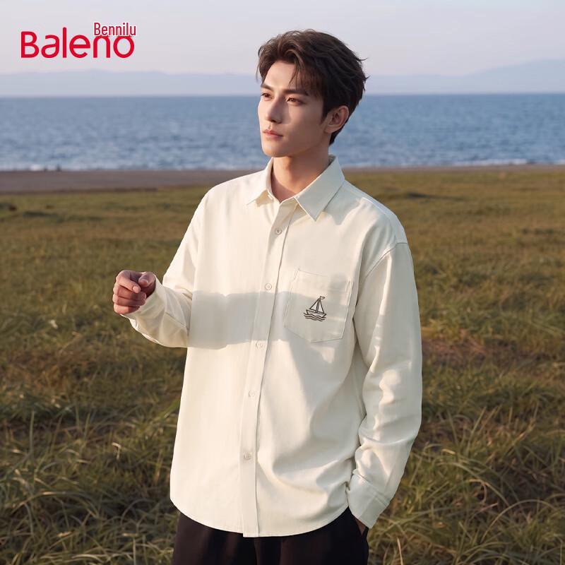 Baleno Men's Long-Sleeve Printed Casual Shirt