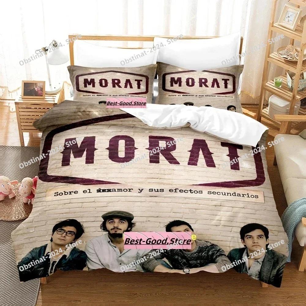 Morat Beding Set Single Twin Printed Bed Linen Set With Pilowcase Bed Soft Duvet Cover Soft Single Double Ful Quen Super King-Sized Dimensionsd