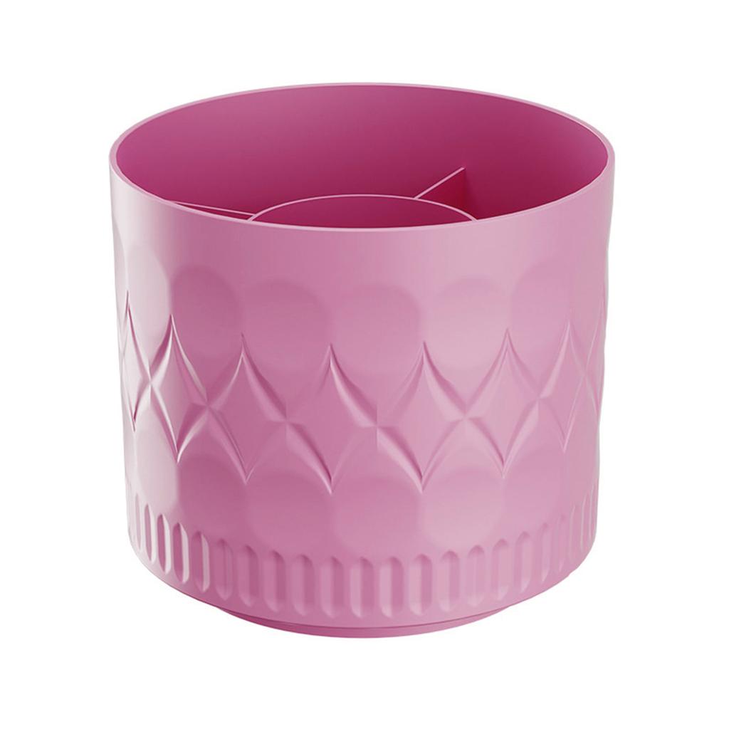 Japanese Style Simple Rotating Storage Cups For Makeup Brushes Pens Large Capacity Desktop Organizers Plastic Bathroom Countertop