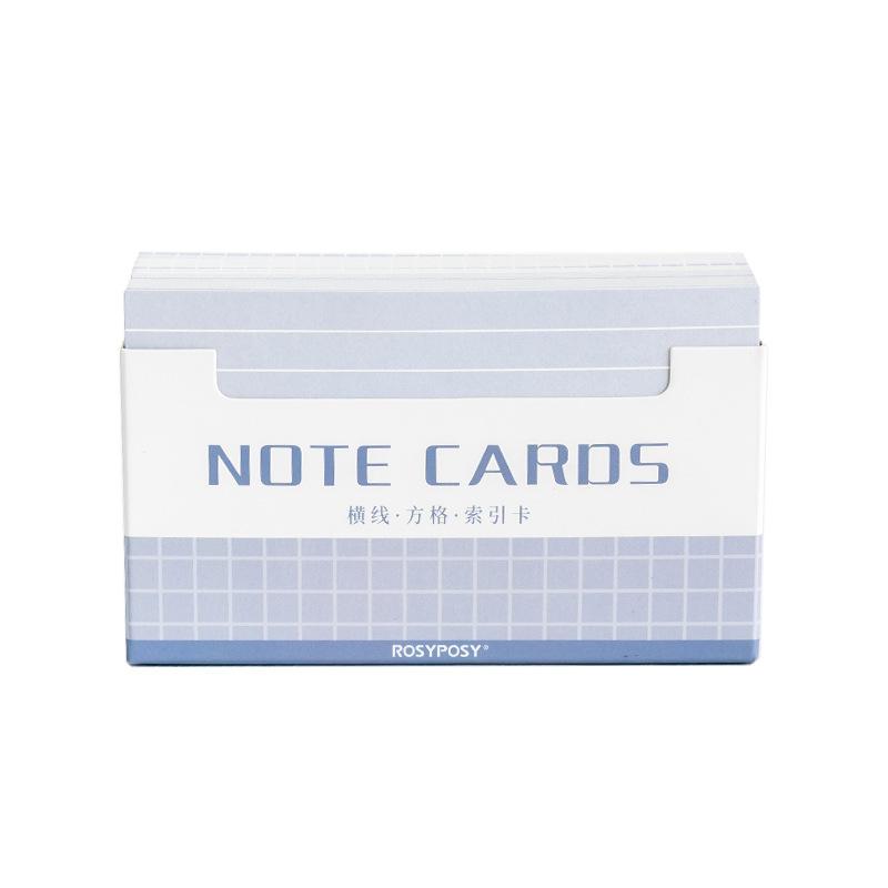 RosyPosy soft design tea fragrance index card, large capacity 150 word memory message sticky note card