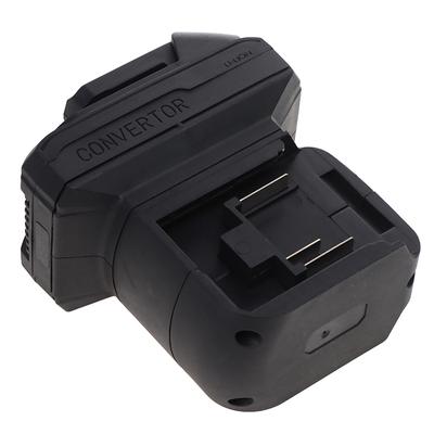 Adaptador convertidor de batería 2 en 1 para taladro de impacto Maki-Ta, llave, destornillador, luz de trabajo, convertidor de batería de uno a dos, herramientas eléctricas