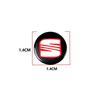 2/5/10Pcs 14mm Car Remote Key Fob Emblem Badge Radio Button Sticker For SEAT Leon FR Altea Ibiza Toledo Cordoba Alhambra Arona Ateca Exeo