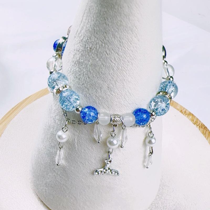 

Серия браслетов с подвеской «Рыбий хвост» и «Любовь» в корейском стиле