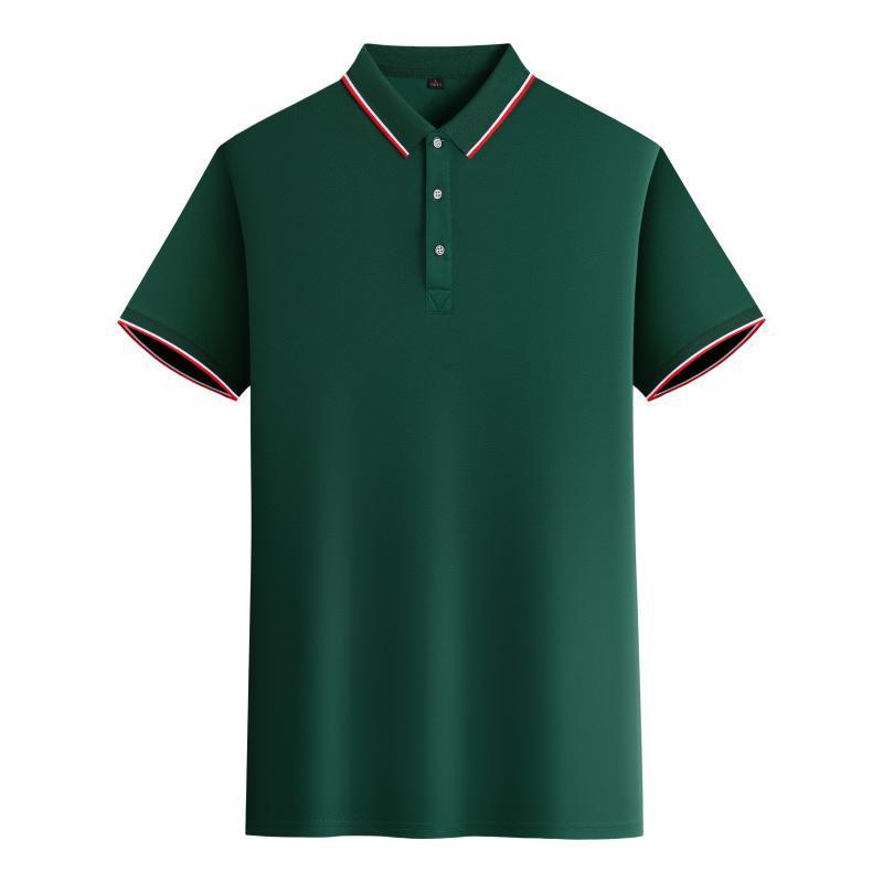 Unisex Summer Short-Sleeved Polo Shirts: Ideal for Work Uniforms, Group Events, DIY Customization & Everyday Wear.
