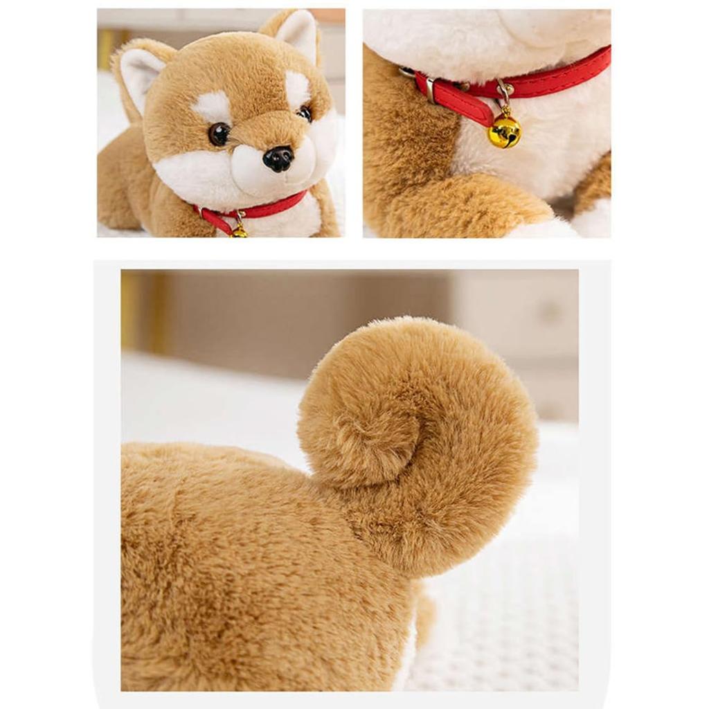 Cute Shiba Inu Plush Body Soft and Bedside Perfect for and as a Gift for Pillow, Large, Comfortable, Soothing, Cushion, 35cm, Birthdays, Children's