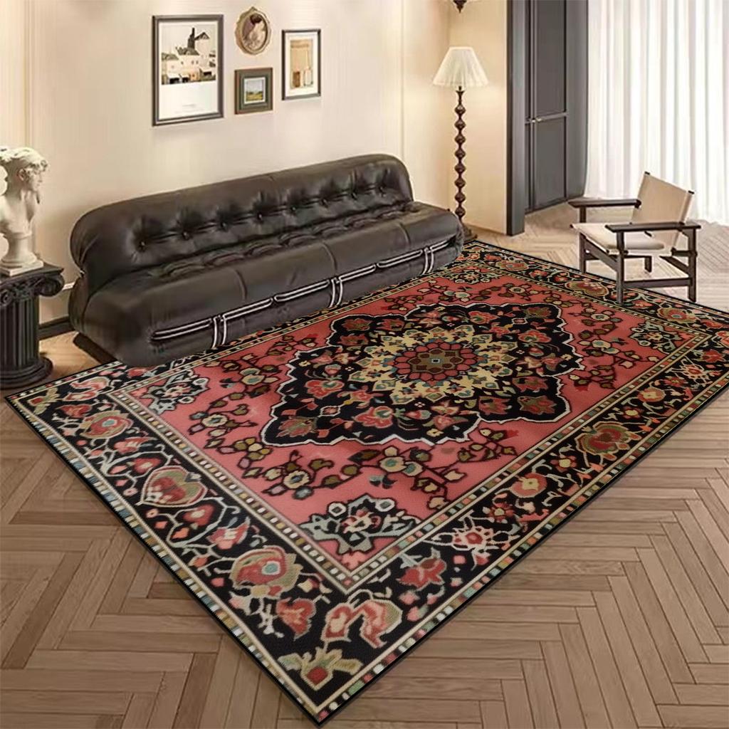 Large Area Persia Carpet Living Room Retro Decoration Sofa Table Area Rugs for Bedroom Lounge Non-slip Floor Mat Washable Tapete