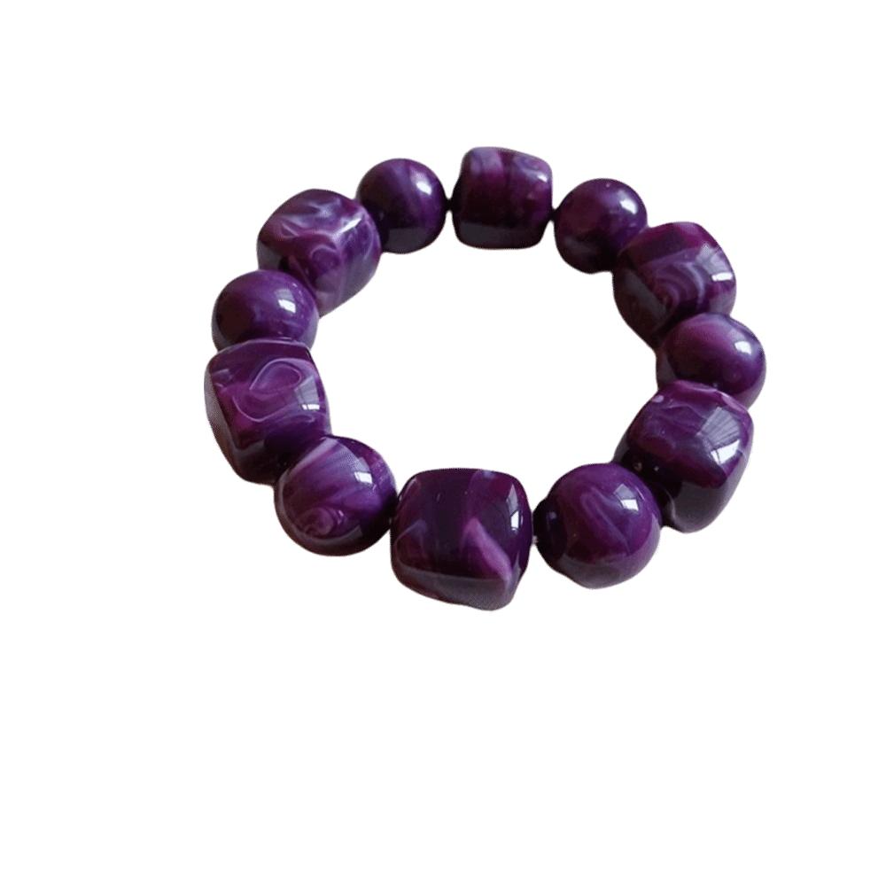 Geometric Beaded Bracelet Round Acrylic Hand Jewelry Fashion Jewelry Women Bracelet  Women