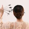 Vintage Butterfly Flower Tassel Hairpin for Qipao and Hanfu - Alloy Buyao Hair Accessory for Women