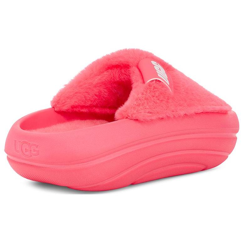 New UGG FoamO UGGplush Slide Super Coral Women's 1143849-SPCL