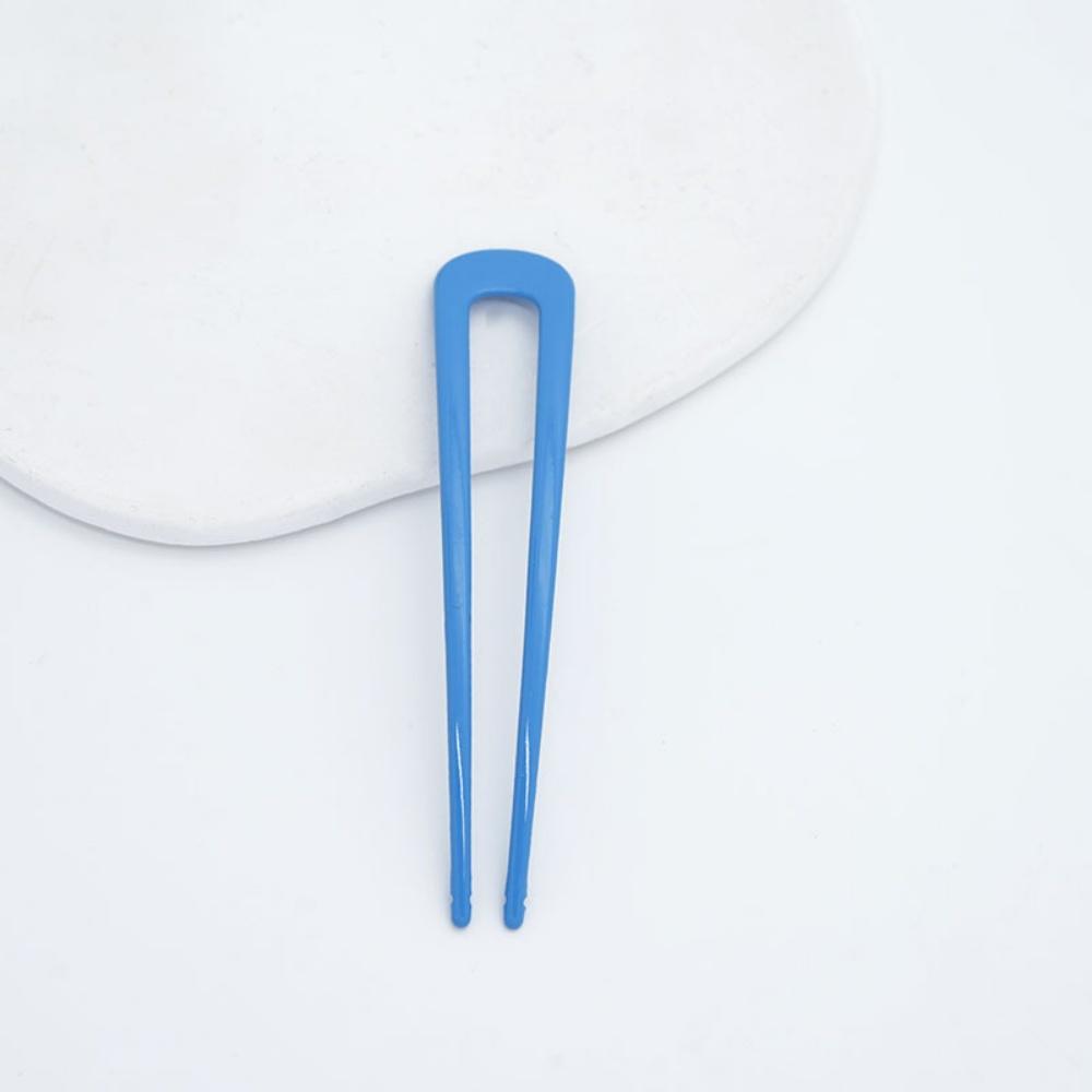 New Pearl Hairpins Korean U-shaped Metal Shell Hair Clip Pins Women Girls Hair Sticks Bun Maker Hair Styling Accessories Gifts