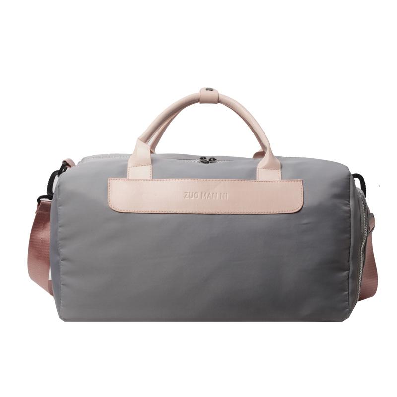 

Fashionable Large-capacity Short-distance Student Luggage Storage Bag, Dry-wet Separated Waterproof Sports Yoga Fitness Bag сірий колір