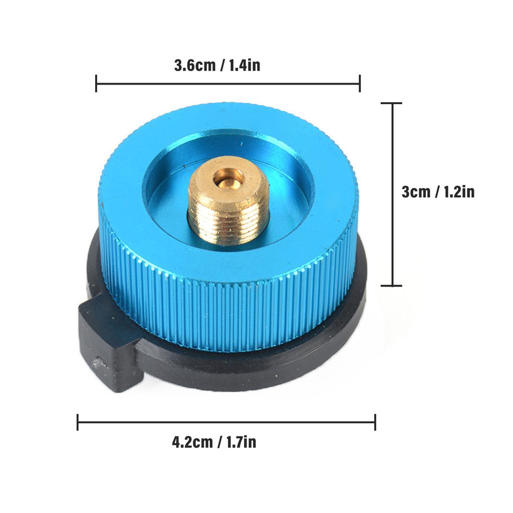 1PCS Camping Stove Adapter Propane Adapter Lindal Valve Butane Canister Adapter Cylinder Gas Cartidge Converter