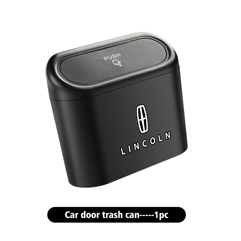 

Car Door Trash Bin Rubbish Can Garbage Container Cup Holder For Lincoln Aviator Navigator Continental Nautilus Flyer Corsair