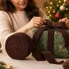 Christmas Wool Ribbon Making Kit with Thick Webbing and DIY Supplies for Holiday Decor