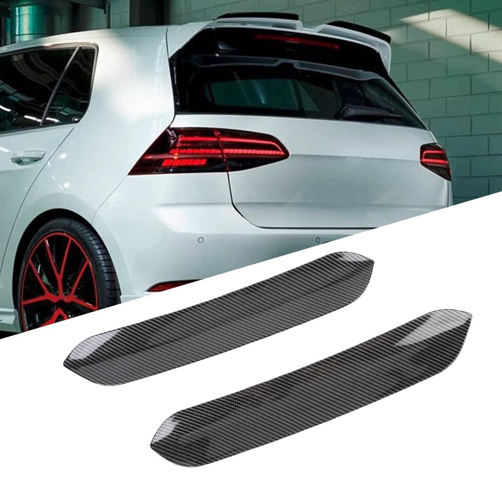 1 Pair Rear Roof Spoiler Weather Proof Tail Top Window Spoiler Wing Lip Replacement For VII MK7 7.5 R GTD 2012-2020