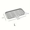 Silicone Faucet Mat Kitchen Sink Tray Soap Dispenser Sponge Drain Pad Sink SplashDrying Mat Countertop Storage Tray SoapTrayS