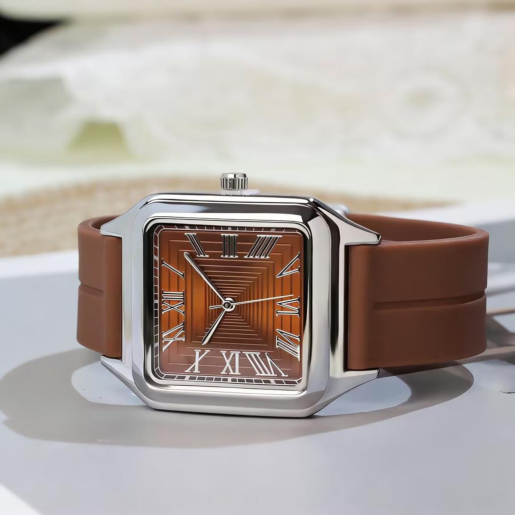 Scale Watch Industry Men'S Square Roman Scale Magnetic Clasp Design Middle East