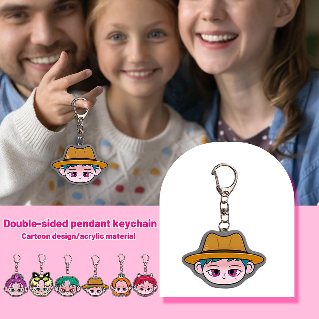Keychains Cute Cartoon Keychains Acrylic Keychains