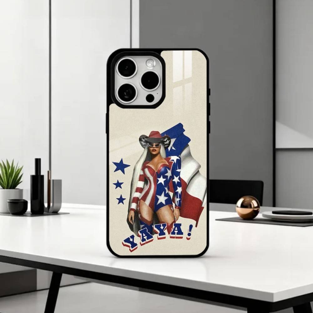 

Western B-Beyonce C-Cowboy Phone Case For iPhone17,16,15,14,13,12,11 Plus,Pro Max Magnetic For Magsafe Wireless Charging iPhone17Promax