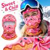 Novelty Ski Mask with Food Design, Random 1, for Winter Outdoor Sports and Cold Weather Activities