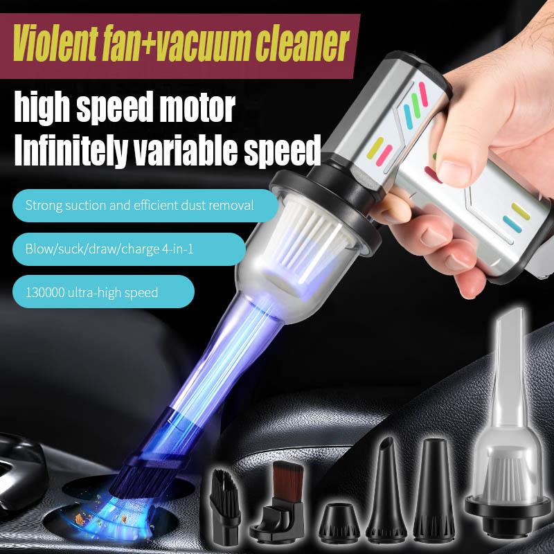 Handheld Turbo Fan Vacuum Cleaner High Speed Blower Electronics Car Detailing Outdoor Tool