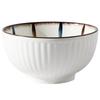 Japanese Ceramic Tableware Set: Microwaveable Rice Bowls, Plates, Noodle Bowls, and Large Soup Bowls for Home Use