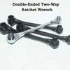 1pc 8 In 1 Dog Bone Ratchet Wrench Set Automatic Double-Sided Double Ratchet Wrench Steel Multifunctional Socket Wrench