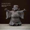 Exquisite Purple Clay God of Wealth Tea Pet - Tea Table Ornament for Wealth Attraction