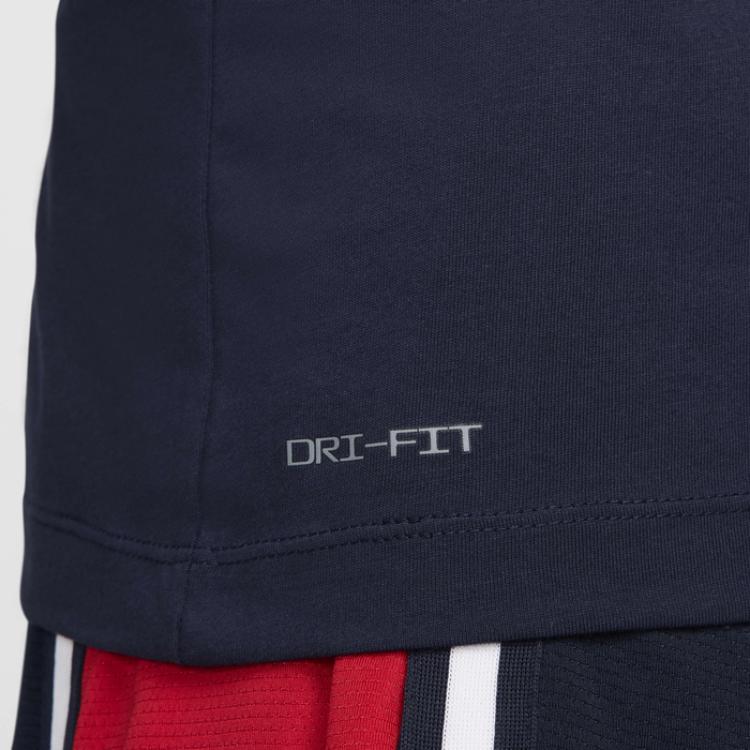 Nike Logo Round Neck Pullover Short Sleeve T-Shirt Men T-Shirts Obsidian FQ3634-451