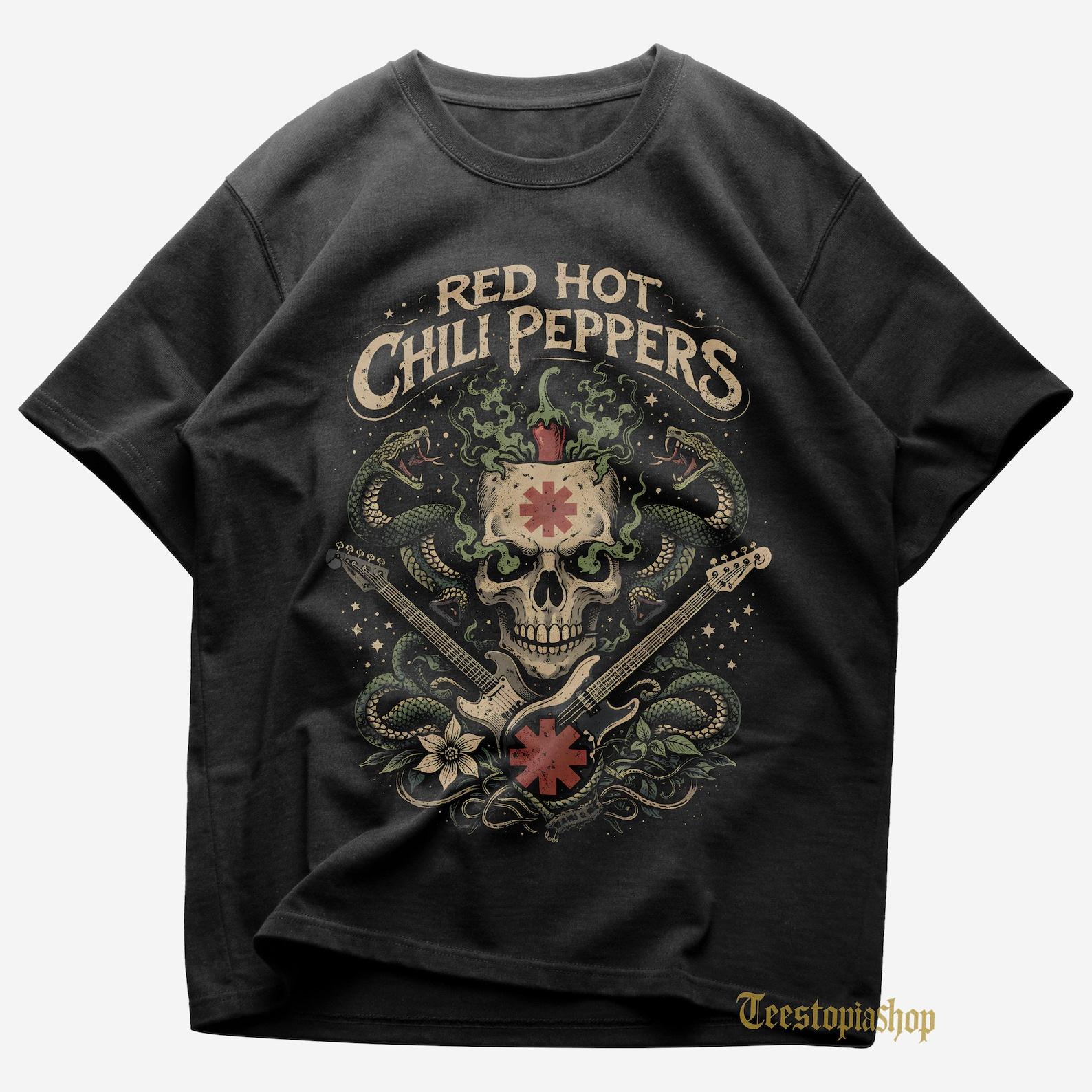 Red Hot Chili Peppers T shirt - Rock Music Shirt - Californication - Cant Stop - Red Hot Chili Peppers Merch - Unisex Rocker Clothing S