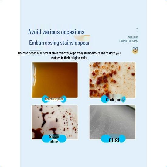 8-Pack Down Jacket Cleaning Wipes - Removes Clothing & Oil Stains