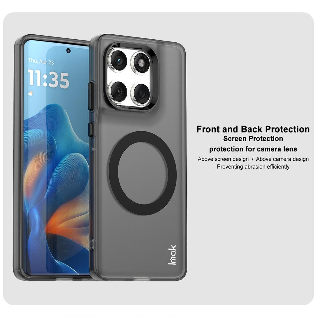 IMAK Phone Case for Motorola Edge 60 Fusion 5G/60s 5G/60 5G Magnetic Case PC + TPU Back Cover