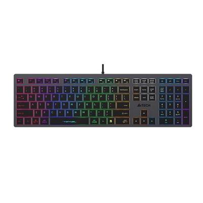 A4TECH FX60 Ultra-Thin Rainbow LED Backlit Wired Keyboard