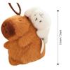 Stay Wire Capybara Plush Keychain Crocodile Capybara Plush Doll Capybara Plush Pendant  Girls