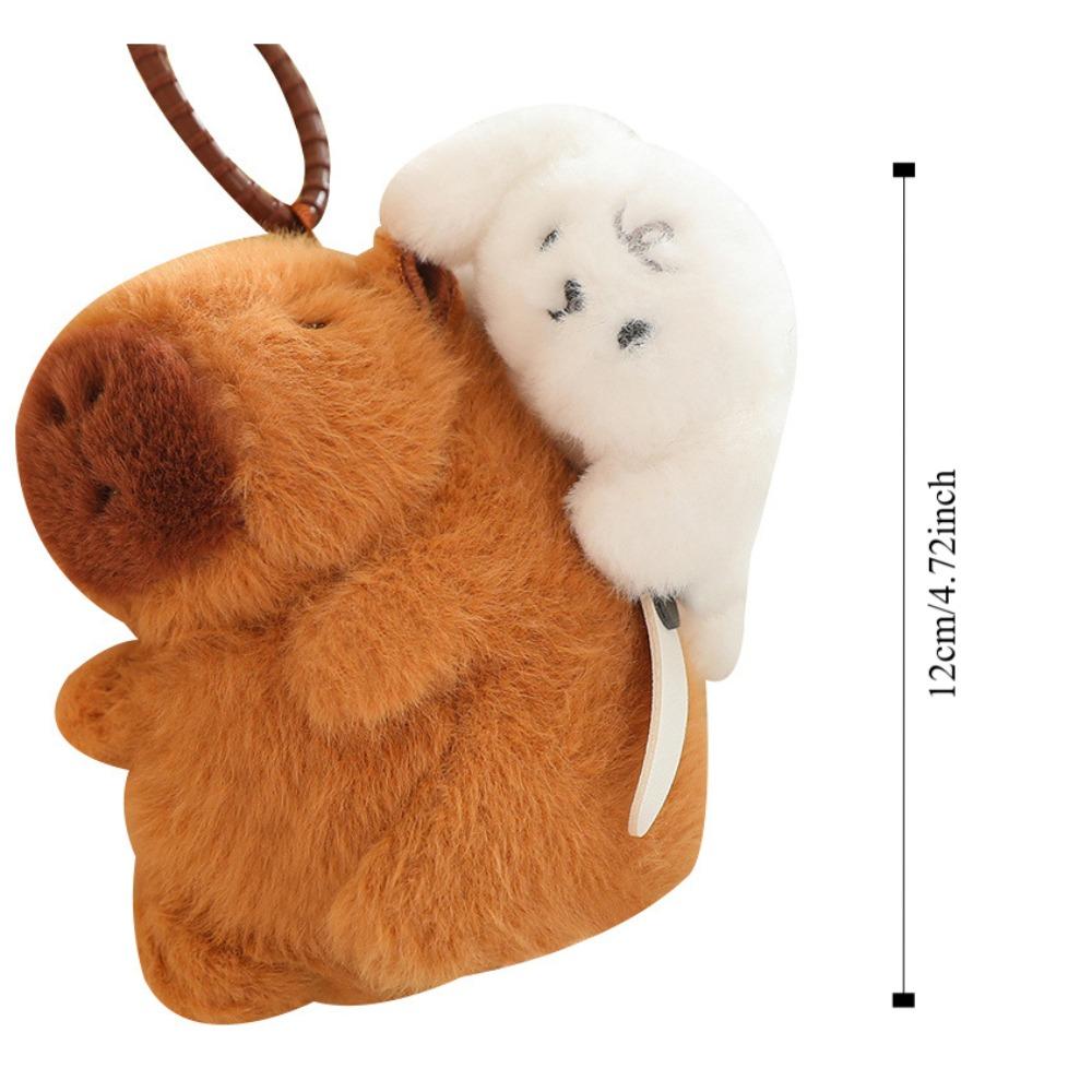 Stay Wire Capybara Plush Keychain Crocodile Capybara Plush Doll Capybara Plush Pendant Girls