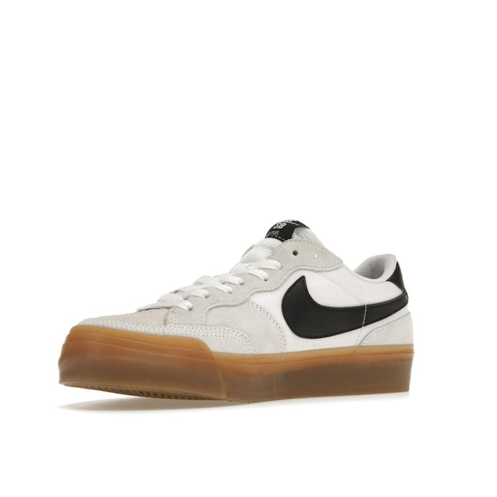Nike Zoom Pogo Plus SB White Black Gum Women Sneakers Gum-Light-Brown DR9114-101