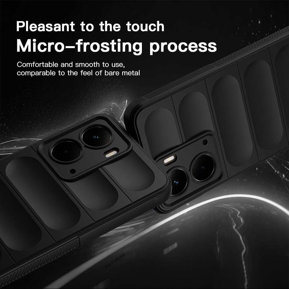 KEYSION Shockproof Matte Case for Realme P3 5G P3 Ultra 5G Anti-skid Soft Silicone Phone Back Cover for OPPO Realme P3 Ultra 5G