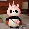 30/40cm Cute Panda Plush Toys Lovely Animal Bears Cosplay Unicorn Dinosaur Rabbit Flowers Pillow Stuffed Soft for Children Gift