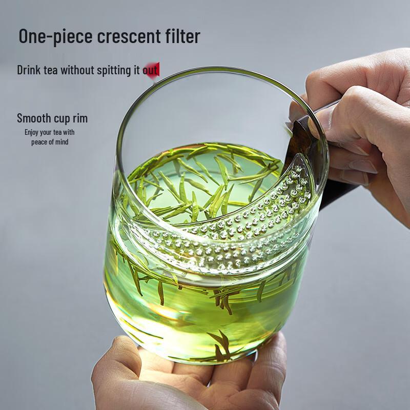 Mingguang High Borosilicate Glass Tea Infuser Cup