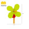 Duplo Size Ventilatore a manovella Grandi blocchi di particelle Puzzle assemblato Mulino a vento Giocattoli creativi per bambini