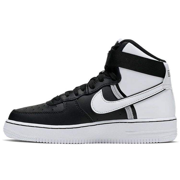 

Nike Air Force 1 High LV8 2 GS Черно-белые кроссовки Wolf-Grey CI2164-010