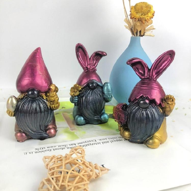Silicone Candle Mold Dwarf Shaped Clay Molds Crafts Moulds Hand-Making Tools