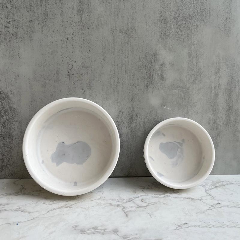 Silicone Resin Flower Pot Molds DIY Stripe Mold Resin Casting Mold Silicone Resin Casting Mold to Make Mini Flower Pot
