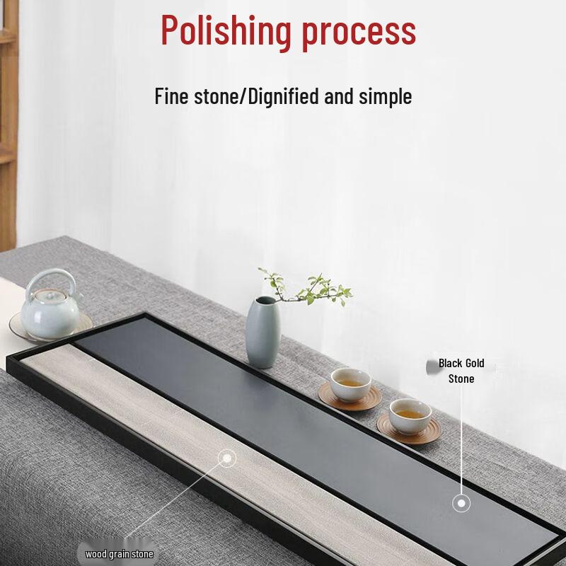 Natural Wujin Stone Tea Tray
