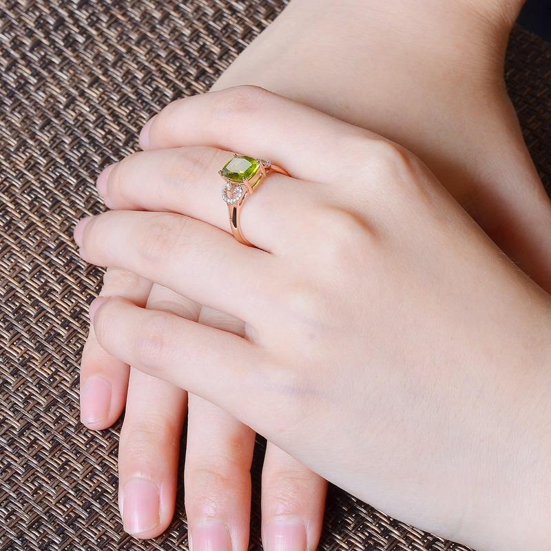 Sace Gems Klassischer Kupferlegierungs-Zirkonring für Damen, Schmuck, Hochzeit, Versprechen, Party, Geschenk