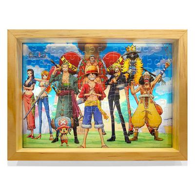 100 Piece Jigsaw Puzzle - One Piece Monkey D. Luffy Pirate (Mini.Crystal.Frame), Popular Korean Puzzle